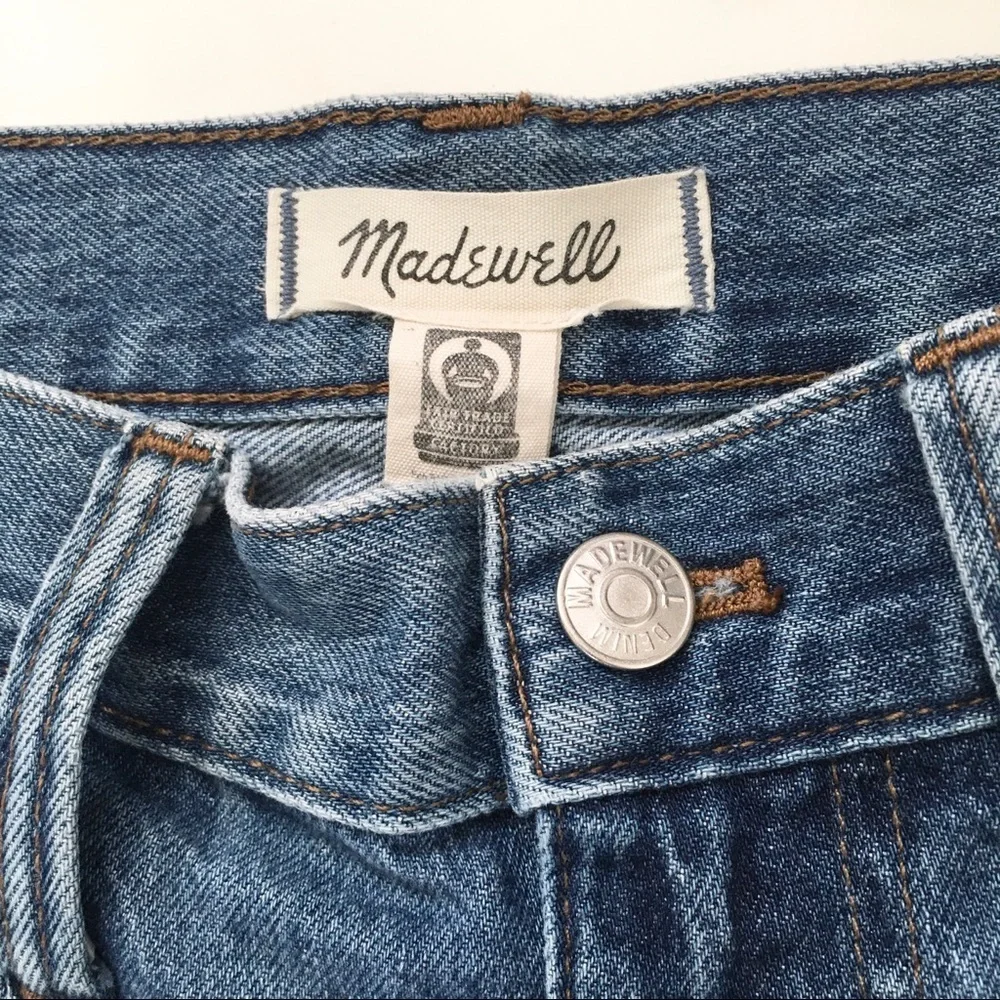 Madewell Rigid A-Line Denim Mini Skirt - Picture 9 of 13